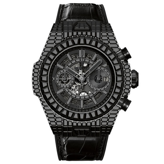 Hublot Replica BIG BANG UNICO HAUTE JOAILLERIE BLACK DIAMONDS 411.WD.9000.LR.9900